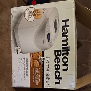 Hamilton Beach HomeBaker Bread Machine in White